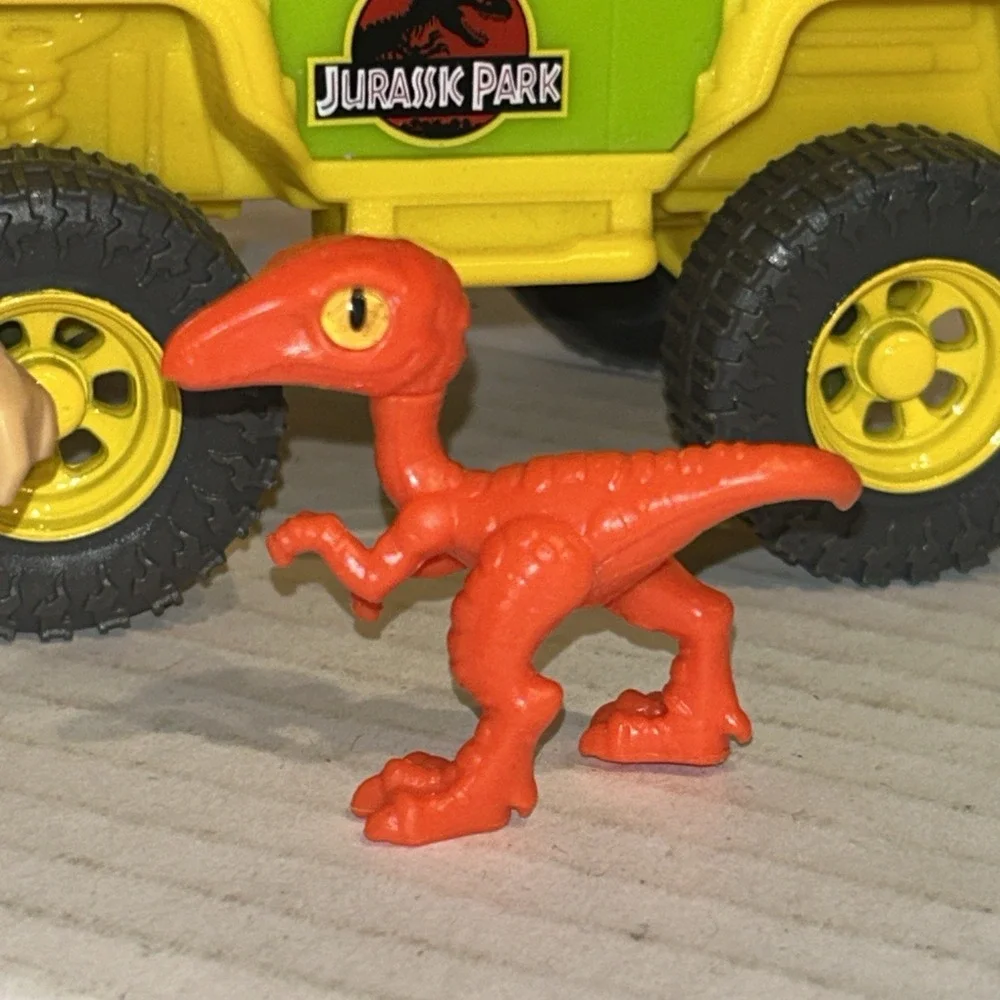 2014 Imaginext Jurassic Park World Dr. Grant  Figure‎ and Jeep Car Truck E1